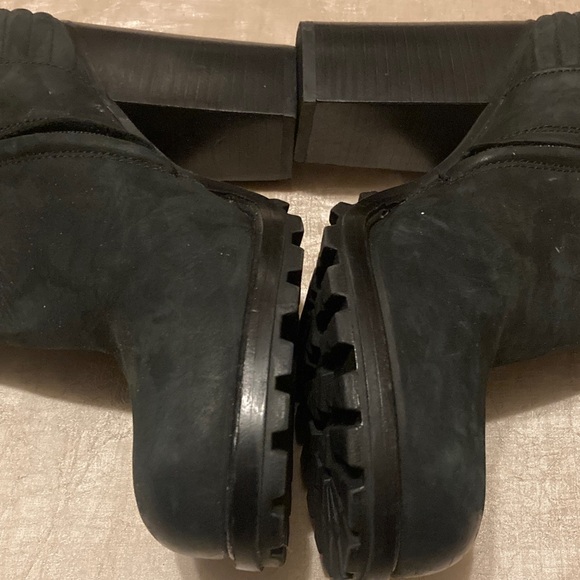 Sam Edelman Fowler Black Leather Quilted Moto Boot - Picture 4 of 7